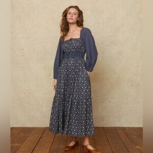 Christy Dawn Jennica dress in Oat Straw Blue medium size
